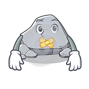 Silent stone character cartoon style