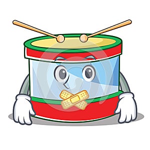 Silent toy drum character cartoon