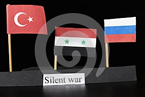 Silent war between Turkey and Syria, Russia. Clash of two cultures. Two powerful states which fighting on the ground of Syria. Who