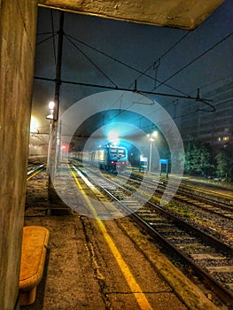 Silenthill style train start in Perugia station
