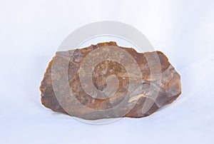 Silex fragment in pure form photo