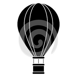 Silhouette airballoon travel recreation adventure photo