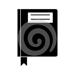 Silhouette book diary directory office