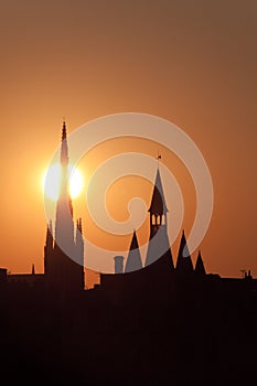 Silhouette in Bordeaux photo