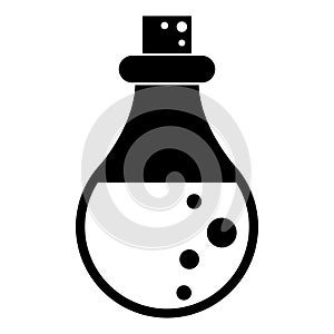 Silhouette bottle elixir love potion