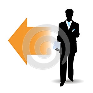 Silhouette of Businessmen