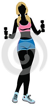 Silhouette Fitness - Illustration