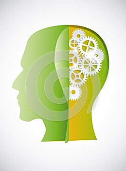 Silhouette gear head