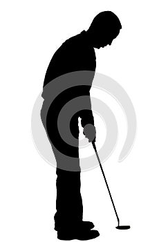 Silhouette Golfer