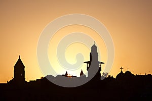 Silhouette of Jerusalem