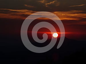 Silhouette of Jested tower