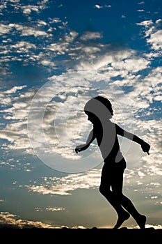 Silhouette Jump photo