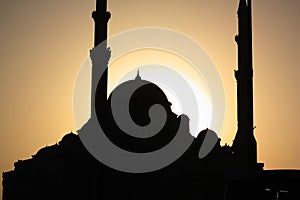 Silhouette Mosque