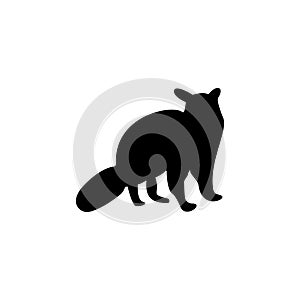 silhouette of opossum icon. Element of animals icon for mobile concept and web apps. Detailed silhouette of opossum icon can be us