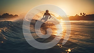 silhouette of a person on a beach silhouette of a person on a beach sunset on the beach