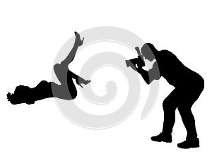 Silhouette photographer