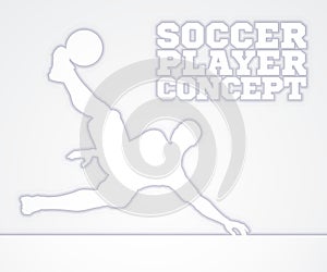 Silhouette Soccer Player