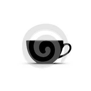 White background, emphasizing the cup's simple, rounded shape and
