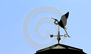 Silhouette of a Weathervane