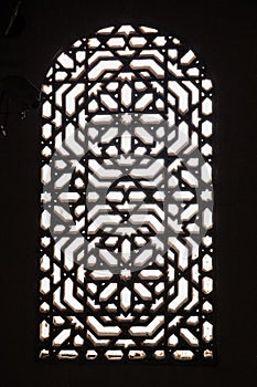 Window. Dar Si Said palace. Marrakesh. Morocco photo