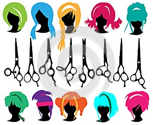 Silhouettes wig set