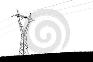 Silhoutette of Pylon