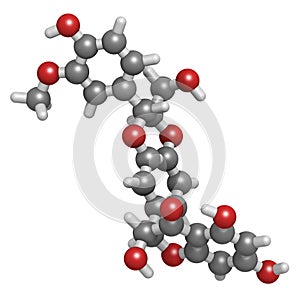 Silibinin silybin milk thistle molecule. Major constituent of silymarin, has liver protecting properties.