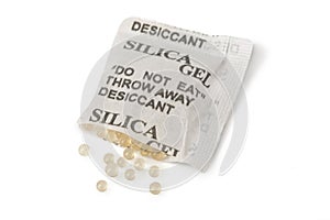 Silica Gel Packet - Opened