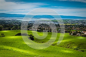 Silicon Valley panorama from Mission Peak Hill