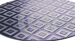 Silicon Wafer Microchips, Semiconductor Manufacturing, Technology