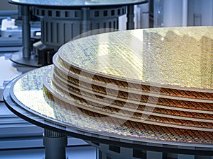 Silicon wafer plates for semiconductor manufacturing