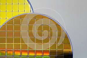 Silicon Wafers and Microcircuits - A wafer is a thin slice of semiconductor material, such as a crystalline silicon, used in