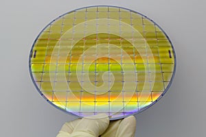 Silicon Wafers and Microcircuits - A wafer is a thin slice of semiconductor material, such as a crystalline silicon, used in