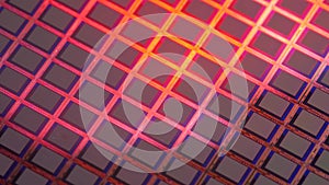 Silicon wafers reflect red light