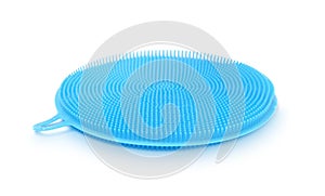 Silicone dish sponge isolated