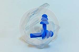 Silicone ear plugs for human ears