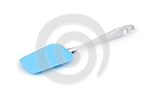 Silicone spatula isolated on a white