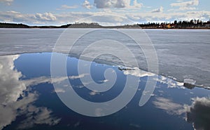 Siljan lake in Mora. Sweden photo