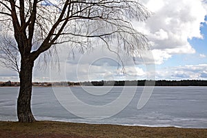 Siljan lake in Mora. Sweden