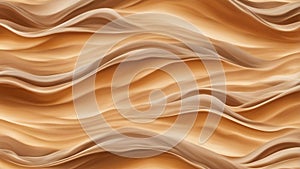 silk background set of water waves in a zigzag pattern, simulating the beach and the sand. The waves are brown