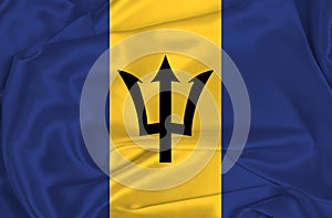 Silk Barbados Flag