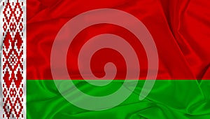 Silk Belarus Flag