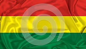 Silk Bolivia Flag