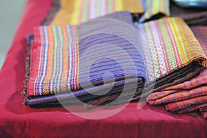 Silk cloth made by fabric and fiber from worm material design so