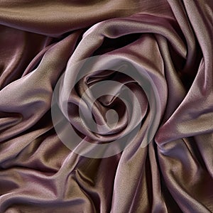 Silk fabric background. Close-up wrinkled fabric background.