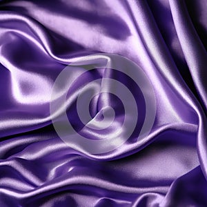 Silk fabric background. Purple shiny silk fabric texture. High resolution.