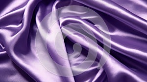 Silk fabric background. Purple shiny silk fabric texture. High resolution.