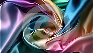 Silk fabric background texture.