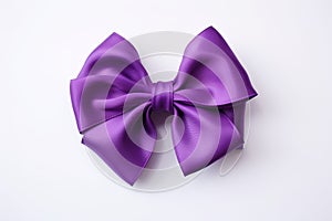 Silk gift bow - isolated on white background - perfect for gifting - copy space available