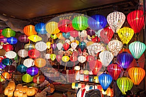 Silk Lanterns in Asia photo